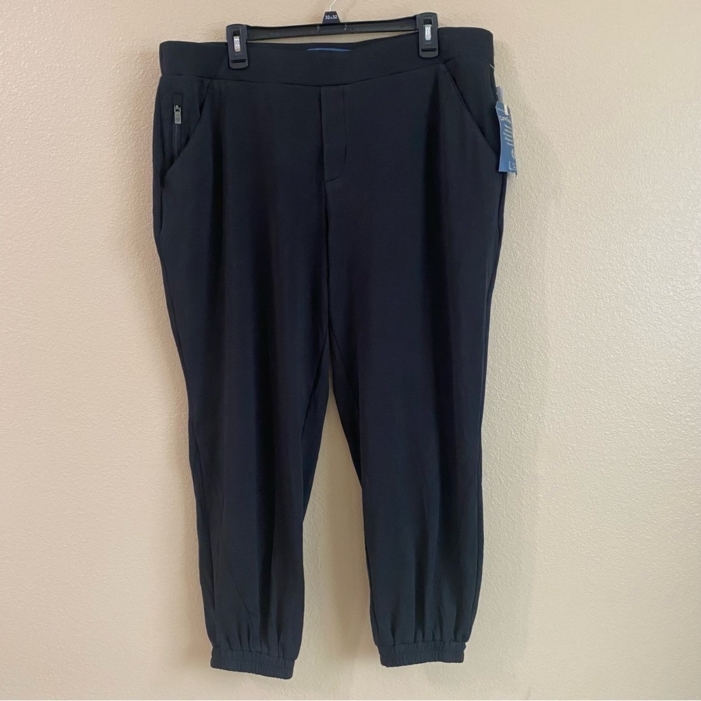 Democracy New Size 2X Black Wallace High Rise Zipper Pocket Jogger Stitch Fix